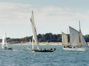 Noirmoutier, embarquement sur un navire ancien
