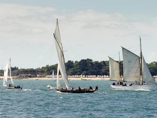 Noirmoutier, embarquement sur un navire ancien