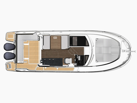 Plusieurs options de confort et d'équipement sont disponibles dont une troisième cabine. Inédit sur un bateau de ce type. Nautisme Article