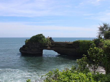 Le temple d'Uluwatu à Bali