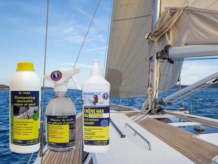 Matt Chem s'est spécialisé en 1998 dans les produits d'entretien pour le bateau. Leur gamme étendue de produits couvre aussi bien l'entretien et la rénovation de la coque, que le pont ou les intérieurs. Matt Chem s'est spécialisé en 1998 dans les produits d'entretien pour le bateau. Leur gamme étendue de produits couvre aussi bien l'entretien et la rénovation de la coque, que le pont ou les intérieurs.