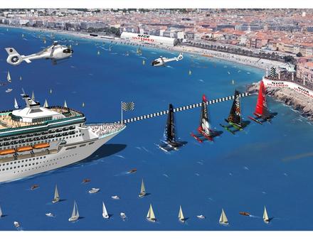 Dispositif de départ de la course Nautisme Article