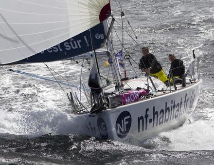 Pour l'équipage NF Habitat, chacun son talent ! Corentin Douguet a déjà couru trois Transat AG2R tandis que Christian Ponthieu est un spécialiste de l'olympisme et du match racing. Nautisme Article