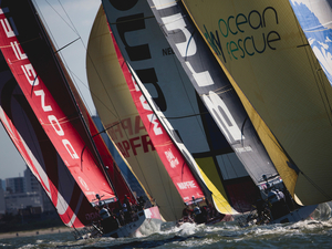 8e étape de la Volvo Ocean Race : MAPFRE quitte Itajaí en tête