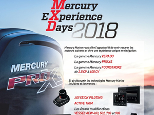 La gamme moteurs Mercury à découvrir lors des Mercury Experience Days