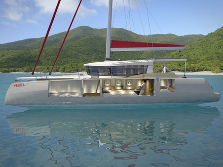 Le nouveau Neel 47 et sa spacieuse cabines propriétaire de plain-pied. Le nouveau Neel 47 et sa spacieuse cabines propriétaire de plain-pied.