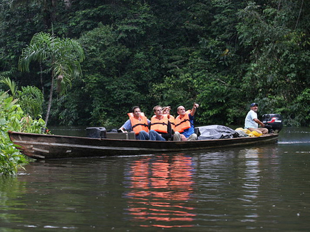 Balade en pirogue au coeur de la réserve de Cuyabeno