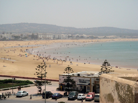 La grande plage d'Essaouira La grande plage d'Essaouira