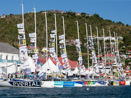 Les Figaro Bénéteau ont défilé au port de Gustavia depuis vendredi 11 mai. Nautisme Article