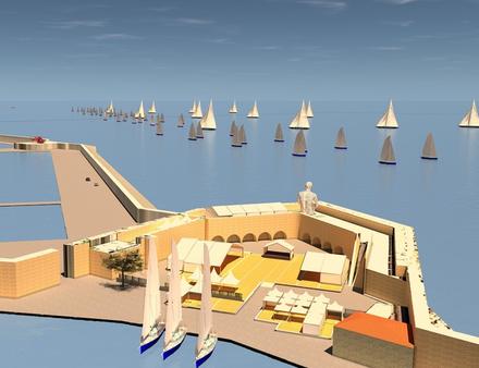 Les yachts à la vente ou au charter trouvent leur place naturelle aux côté des participants à la régate devant le village. Les artisans exposent sous une grande tente chapiteau sur l'esplanade Saint Jaume. Nautisme Article
