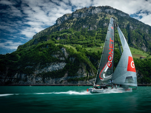 Monofoil Gonet : un voilier novateur sur le lac Léman, pour la prochaine America's Cup ?