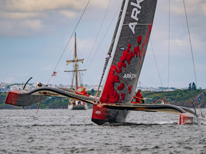 Très joli début de saison 2018 pour Lalou Roucayrol et son Multi 50 Arkema