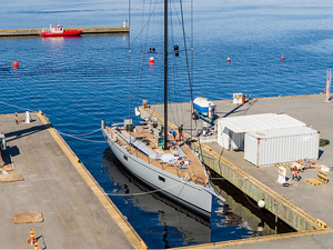 Lancement du Swan Haromi en Finlande, avant la Rolex Swan Cup en Italie