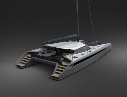 Son design extérieur a été imaginé par le cabinet d'architecture navale VPLP et Patrick le Quément. Nautisme Article