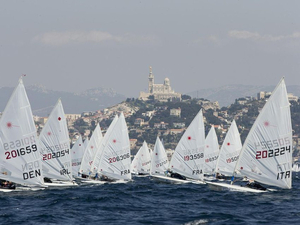 J-1 avant la finale de la coupe du monde de voile olympique à Marseille