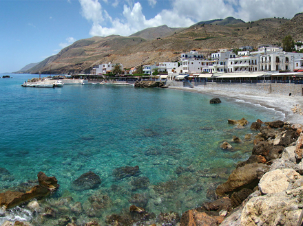 Chóra Sfakíon, au sud de la Crète Chóra Sfakíon, au sud de la Crète