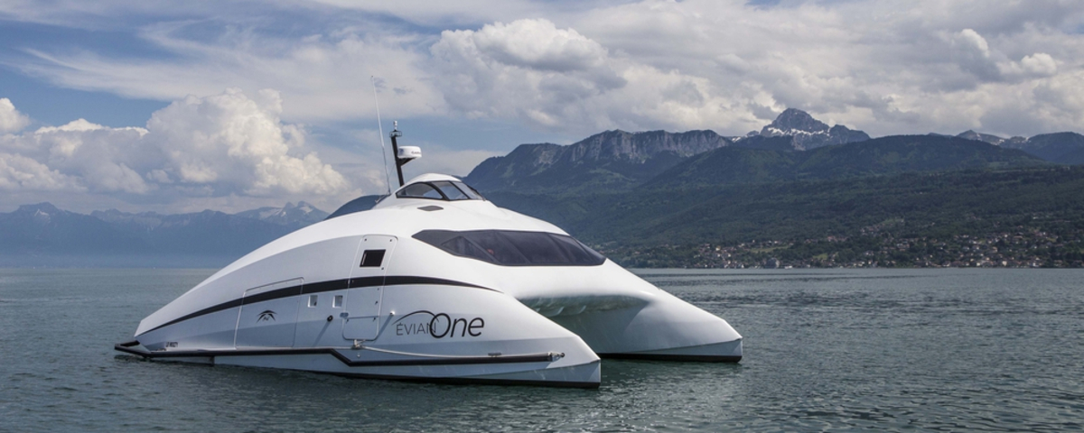 Nouvelle invention: E-nemo: un bateau électrique «volant» sur le Léman