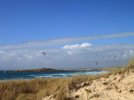 Kitesurf à la Pointe de la Torche