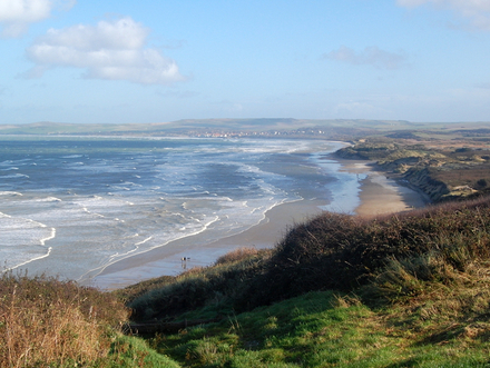 La côte d'Opale, entre les deux caps