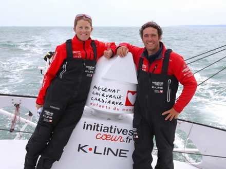 "C'est une histoire qui a commencé en 2015 : Tanguy m'a parlé du projet, il m'a dit qu'il voulait faire la Jacques Vabre avec moi et quant à moi, je lui ai parlé de mon projet de faire le Vendée Globe en 2020" Nautisme Article