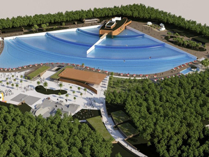 Landes : première piscine pour surf, les JO-2024 en ligne de mire