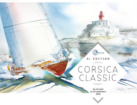 Affiche officielle de la 9e édition de la Corsica Classic. Nautisme Article