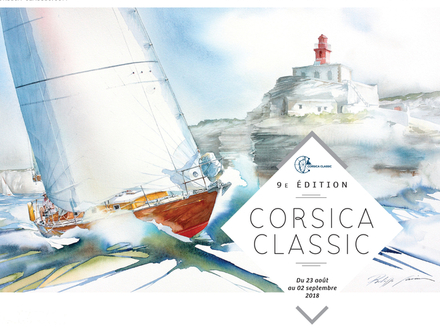 Affiche officielle de la 9e édition de la Corsica Classic. Affiche officielle de la 9e édition de la Corsica Classic.