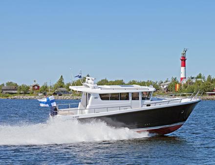 Le Sargo 36 sera pour la première fois exposé en France à l'occasion du Grand Pavois. Ce modèle est la plus grande unité du chantier. Nautisme Article