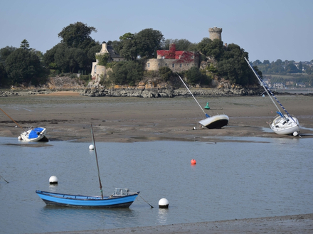 Mordreuc à marée basse.