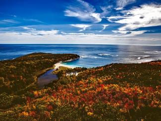 Escale dans le Maine, non loin de la frontière...