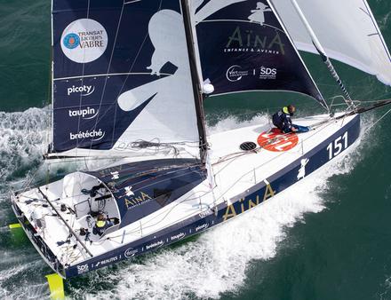 Team Aïna 151 est exposé lors du Grand Pavois. Aymeric Chappelllier est le parrain de cette édition. Nautisme Article