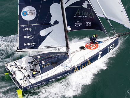 Team Aïna 151 est exposé lors du Grand Pavois. Aymeric Chappelllier est le parrain de cette édition. Team Aïna 151 est exposé lors du Grand Pavois. Aymeric Chappelllier est le parrain de cette édition.