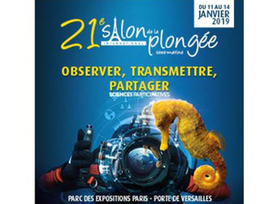 Guillaume Nery et Julie Gautier, parrain et marraine du Salon International de la Plongée 2019