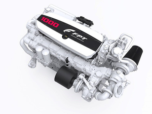 FPT dévile le nouveau moteur nautique C16 1000 au Yachting de Cannes