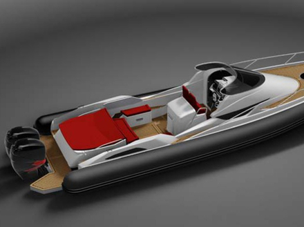 Le second nouveau mod&egrave;le est le Prince 38 Sport Cabin avec de grands espaces. Pour sa cabine, Nuova Jolly Marine proposera une riche palette de couleurs pour personnaliser la coque, le pont, les boudins et les coussins du semi-rigide.