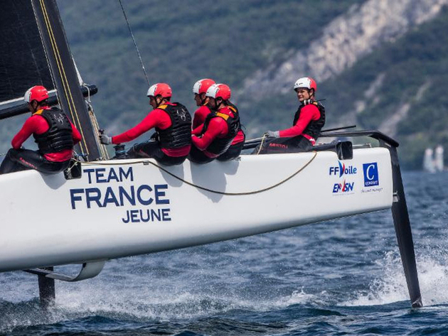 L'équipe Team France Jeune en 2017. Nautisme Article
