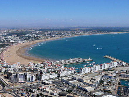 Agadir vue du ciel