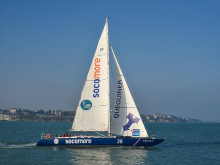 Bob Escoffier sera à bord du KRITER V SOCOMORE pour sa 11e Route du Rhum dans la catégorie RhumMono.