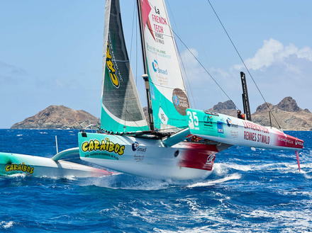 Gilles Lamiré participera pour la 4e fois à la Route du Rhum - Destination Guadeloupe. Il tentera de faire mieux que sa 3e place, et il portera également les couleurs de l'Association "Mille et Un Sourires". Gilles Lamiré participera pour la 4e fois à la Route du Rhum - Destination Guadeloupe. Il tentera de faire mieux que sa 3e place, et il portera également les couleurs de l'Association "Mille et Un Sourires".