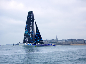 L'équipage du Maxi Banque Populaire IX est arrivé à Saint-Malo : « une fierté d'être là »