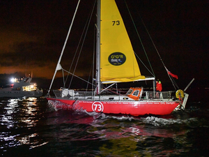 GGR 2018 : Susie Goodall 4ème à la porte de passage de Hobart