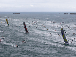 Route du Rhum : ça cogne dans le Golfe de Gascogne...