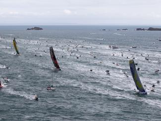 Route du Rhum : ça cogne dans le Golfe de...