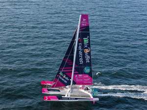 Route du Rhum : Erwan Le Roux a repris la mer