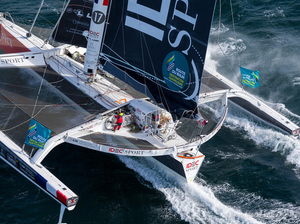 Pas de deux au nord de Madère pour Joyon et Gabart