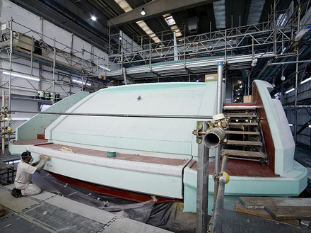 La construction du superyacht de 50m Tankoa Elettra progresse comme prévu pour une livraison à son propriétaire en mai 2019. Nautisme Article