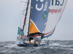 Louis Duc (Class40 - Carac) : touché mais déterminé à revenir en course