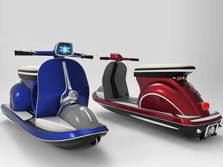 Le Vespa Jet reprend tous les codes qui ont fait, et font toujours, le succès de la Vespa : un moyen de transport élégant, coloré et pratique. Nautisme Article