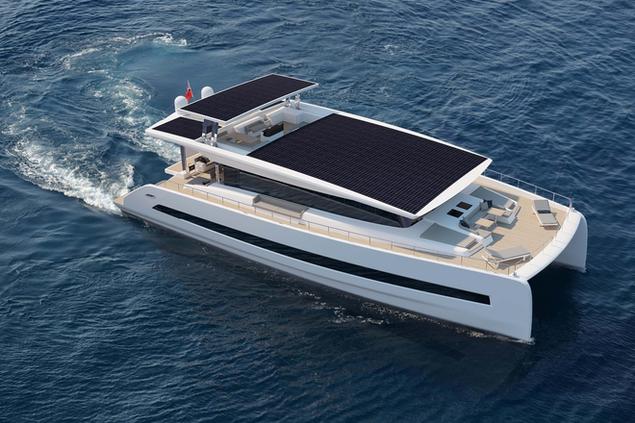 Silent 79 Le Plus Grand Catamaran A Propulsion Solaire Du Chantier Autrichien Actualites Nautisme