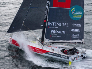 Damien Seguin, sixième IMOCA à Pointe-à-Pitre